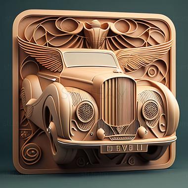 3D модель Бентли Р Тип (STL)